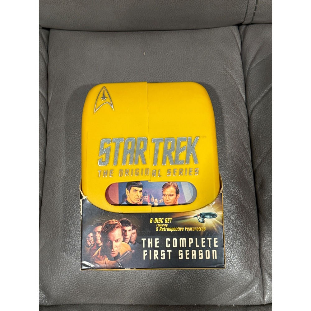 Star‎ Trek The Original Series Complete First Season 8-Disc DVD Yellow Case Set